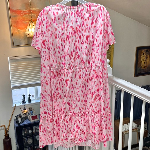 🌞NWT🌞 89TH + MADISON Ruffle Button Front Dress  Size 2X - Picture 3 of 7